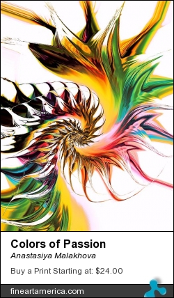 Colors of Passion by Anastasiya Malakhova - fractal art