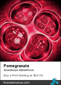 Pomegranate by Anastasiya Malakhova - fractal art