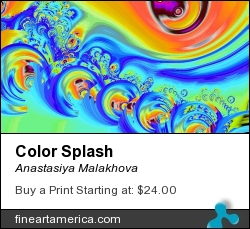 Color Splash by Anastasiya Malakhova - fractal art