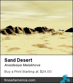 Sand Desert by Anastasiya Malakhova - digital art