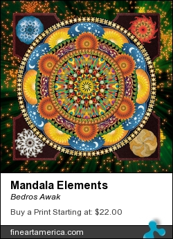 Mandala Elements by Bedros Awak - Digital Art - Digital Art