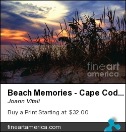 Beach Memories - Cape Cod Sunset by Joann Vitali - Photograph - Photography