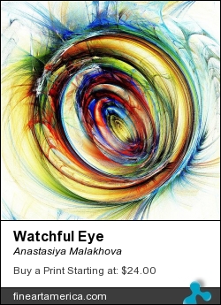 Watchful Eye by Anastasiya Malakhova - fractal art