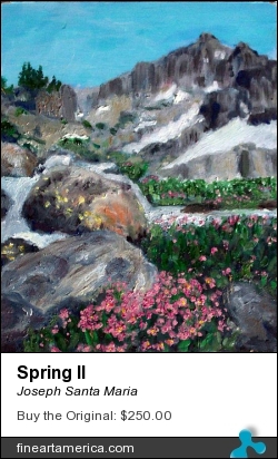 Spring II by Joseph Santa Maria - Painting - Oil On Canvas