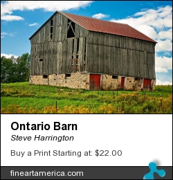 Ontario Barn by Steve Harrington - Photograph - Photograph