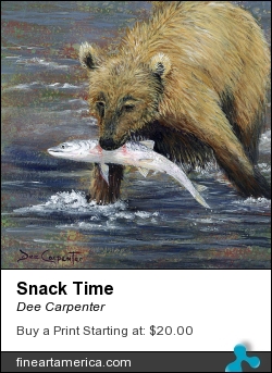 Snack Time by Dee Carpenter - Painting - Acrylic On Board