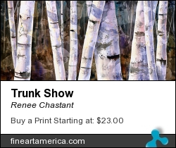 Trunk Show by Renee Chastant - Painting - Watercolor On Paper