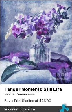Tender Moments Still Life by Zeana Romanovna - Painting - Giclee Print