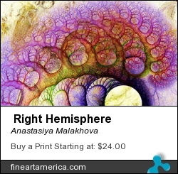  Right Hemisphere by Anastasiya Malakhova - fractal art