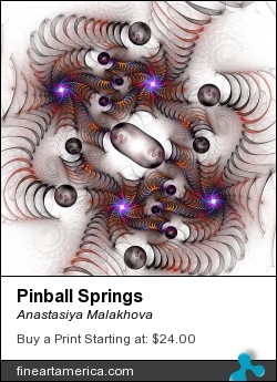 Pinball Springs by Anastasiya Malakhova - fractal art