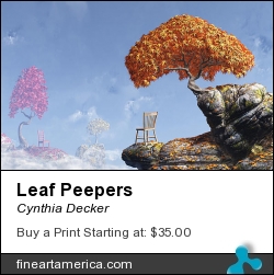 Leaf Peepers by Cynthia Decker - Digital Art - Digital 3d Rendering