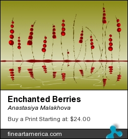 Enchanted Berries by Anastasiya Malakhova - Scalable Vector Graphics