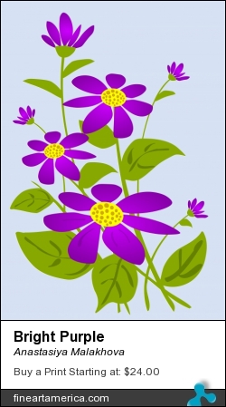 Bright Purple by Anastasiya Malakhova - Scalable Vector Graphics