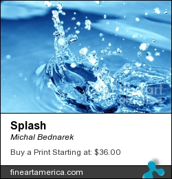 Splash by Michal Bednarek - Photograph