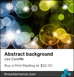 Abstract Background by Les Cunliffe - Photograph