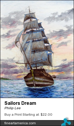 Sailors Dream by Philip Lee - Painting - Oil On Canvas