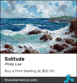 Solitude by Philip Lee - Painting - Oil Painting