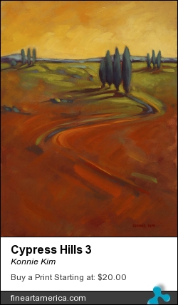 Cypress Hills 3 by Konnie Kim - Painting