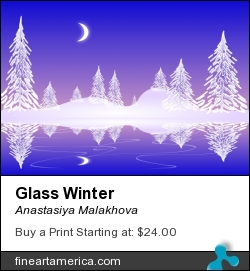 Glass Winter by Anastasiya Malakhova - Scalable Vector Graphics