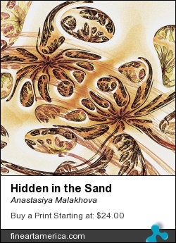 Hidden in the Sand by Anastasiya Malakhova - fractal art