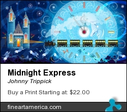 Midnight Express by Johnny Trippick - Digital Art - Digital