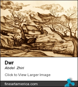 dwr by Abdel  Zhiri - Drawing - Pencil On Paper