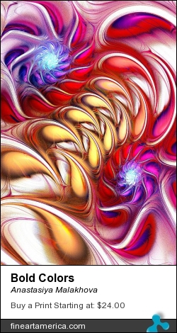 Bold Colors by Anastasiya Malakhova - fractal art