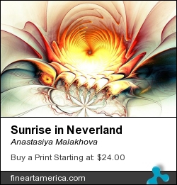 Sunrise in Neverland by Anastasiya Malakhova - fractal art