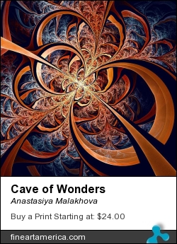 Cave of Wonders by Anastasiya Malakhova - fractal art