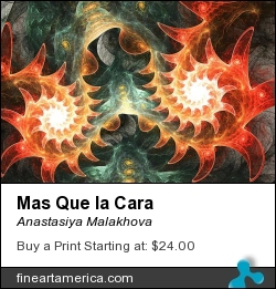 Mas Que la Cara by Anastasiya Malakhova - fractal art