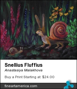 Snellius Fluffius by Anastasiya Malakhova - acrylic on canvas