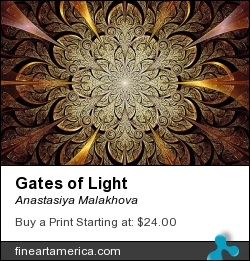 Gates of Light by Anastasiya Malakhova - fractal art