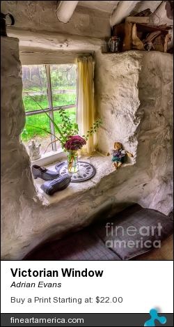 Victorian Window by Adrian Evans - Photograph