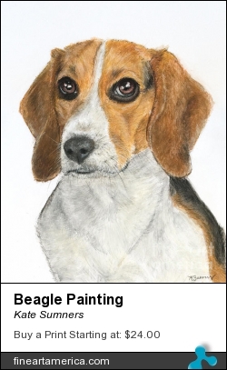 Beagle Painting by Kate Sumners - Painting - Painting
