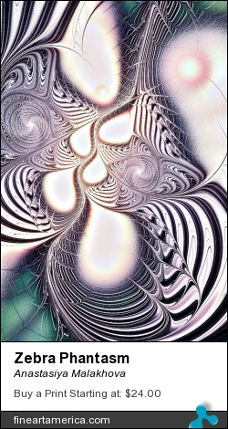 Zebra Phantasm by Anastasiya Malakhova - fractal art