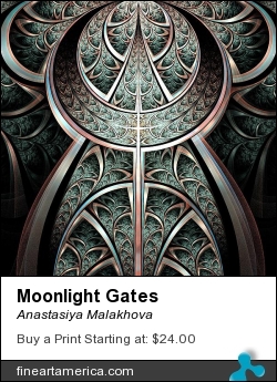 Moonlight Gates by Anastasiya Malakhova - fractal art
