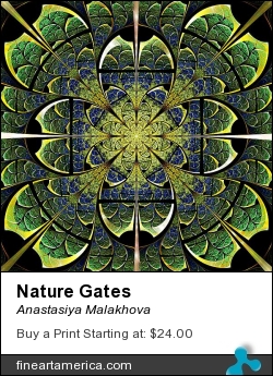 Nature Gates by Anastasiya Malakhova - fractal art