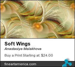 Soft Wings by Anastasiya Malakhova - fractal art