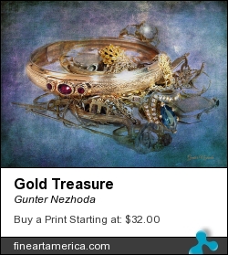 Gold Treasure by Gunter Nezhoda - Photograph - Photograph