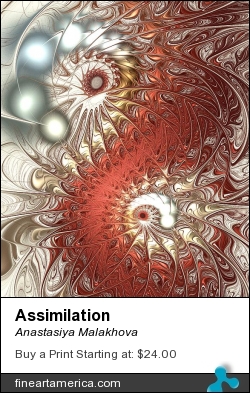 Assimilation by Anastasiya Malakhova - fractal art