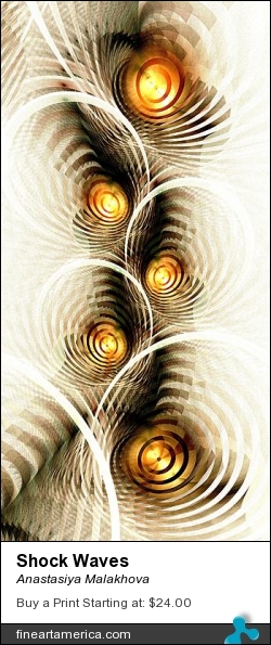 Shock Waves by Anastasiya Malakhova - fractal art
