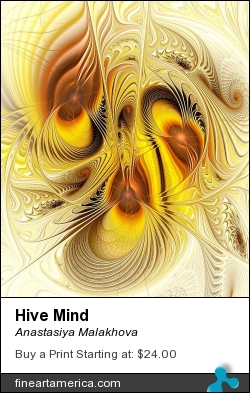 Hive Mind by Anastasiya Malakhova - fractal art