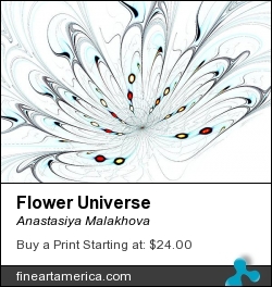 Flower Universe by Anastasiya Malakhova - fractal art