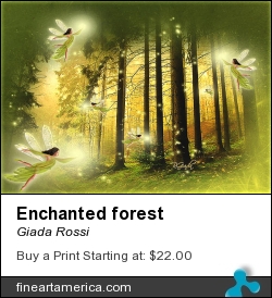 Enchanted Forest by Giada Rossi - Digital Art - Digital Painting And Manipulation