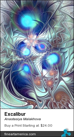 Excalibur by Anastasiya Malakhova - fractal art