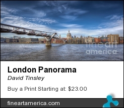 London Panorama by David Tinsley - Photograph - Digital Photography