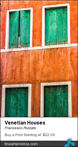 Venetian Houses by Francesco Rizzato - Photograph