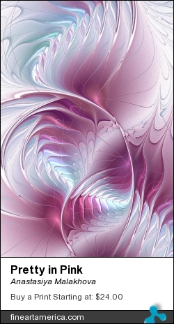 Pretty in Pink by Anastasiya Malakhova - fractal art