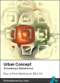 Urban Concept by Anastasiya Malakhova - fractal art