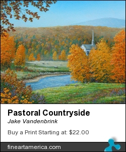 Pastoral Countryside by Jake Vandenbrink - Painting - Acrylic